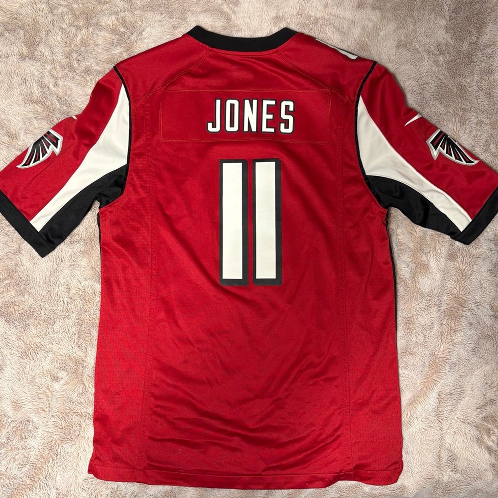 NFL Julio Jones Falcons Jersey, Size M, Red